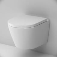 Унитаз подвесной AM.PM Sense 360х500х390мм, безободковый, с сиденьем микролифт C741701SC