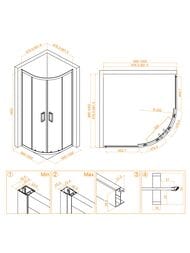 ������� ������ RGW Classic CL-54B (1000�1000�1850) ��������, ��. 5�� ����������/������ 32095400-14