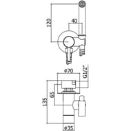   Paffoni Tweet Round ZDUP110HGSP  . ,   