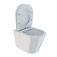 Унитаз подвесной IDDIS Calipso 515х355х365 безободковый, с сиденьем, белый CALRDSEi25/CALRNSEi25
