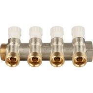 Коллектор распределительный STOUT 1", 4 отвода 3/4"ЕК SMB 6851 013404