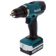 Дрель-шуруповерт MAKITA DF347DWE аккумуляторная, 0-400/1400об/мин, 14.4В, в кейсе, арт.DF347DWE