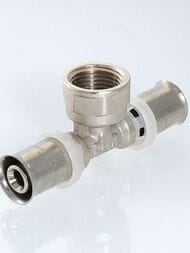 Пресс тройник VALTEC 32х3/4"Вх32 VTm.232.N.320532