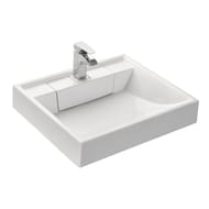 Раковина Aquaton Рейн 60 1A72103KRW010 600x500x138 для стиральной машины, литой мрамор, цвет: белый