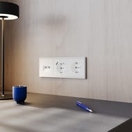 Розетка с USB, A+C Voltum S70 VLS040502, белый матовый — изображение 2