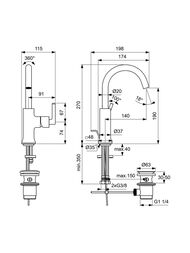 Ideal Standard JOY NEO Piccolo ��������� ��� �������� BD147AA �������������, ������ ������, ����