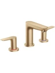 Смеситель Hansgrohe Talis E 71733140  для раковины на 3 отверстия, донный клапан, шлиф бронза — миниатюра 1