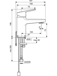 ��������� ��� ����������� Ideal Standard Ceraplan BD210AA �������������, ��� ������� �������, ����