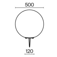 ����������� ���������� Maytoni Erda (����) O594FL-01W1, E27�1 30�� IP 54, �����