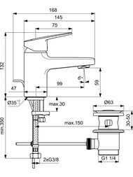 ��������� ��� ����������� Ideal Standard Ceraplan BD204AA �������������, ������ ������, ����