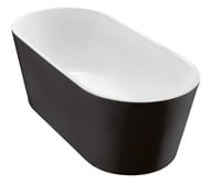 Ванна акриловая BelBagno BB71-1800-NERO-W0 1800х800х600 отдельностоящая, без перелива, д/к, черный
