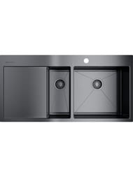 ����� Omoikiri AKISAME 100-2-GM-R (1000�510�180(200)) ������� ���� ������, ��������� ����� 4973104