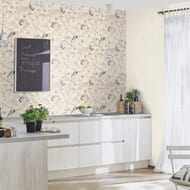 Обои виниловые на флизелине Rasch Kimono (0,53х10,05) карпы, бежевые 409420 (рул.)
