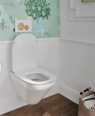 Унитаз подвесной Jacob Delafon Modern Life E77725-0 540х360х400 безободковый, крепления, цвет: белый