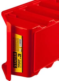 Лоток STAYER TRAY-3 (375х225х160) пластиковый, арт.38060-3_z01