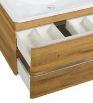 Тумба под раковину BelBagno ALBANO (600х450х570) подвесная, Rovere Rustico ALBANO-600-2C-SO-RR