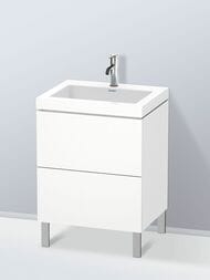 ����� � ������������ Duravit L-Cube 600�698�480 2 �����, 1 �����. ��� ����., ����� ������� LC6936O1818