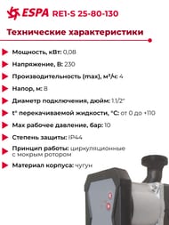   ESPA RE1-S 25-80-130,   , 130,  