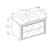   Decor Walther STONE DCT45  450 , : /  0973955