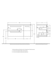 ����� ��� ���������� Cezares ��� (1000�457�500) �������������, �����  ECO-CER-N-1000-2C-1A-SO-BL-L