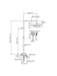 ������� ������� WasserKRAFT Mindel ���������, � �������, ����� ������� A185.161.155.WM