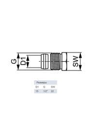    TECEflex 151/2'',  717501
