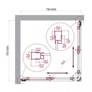   BelBagno LUCE-A-2 (8008001950) LUCE-A-2-80-C-Cr  / 