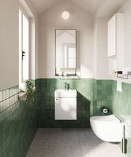 Раковина подвесная Vitra ArchiPlan 7400B003-0001 450х380х120, перелив,антибакт. покрытие, белый