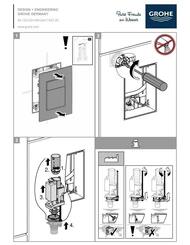 Grohe Rapid SL Solido 5в1 Инсталляция для подвесного унитаза с клавишей смыва черный мат. 1000046