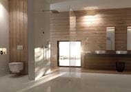 Унитаз-биде GEBERIT AquaClean MeraComfort подвесной, белый+хром арт. 146.214.21.1