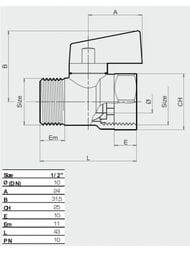 Tiemme  SMALL 1/2"     2940005
