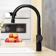 Смеситель DAMIXA Eclipse для кухни, с двухрежимным аэратором, черный DX310722300/310722300