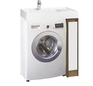 Тумба под раковину AQUATON Лондри20 1A2671K2LHDY0 180x496x882 для стир.машины, дуб кантри/белый (1A267101LHDY0+1A275001LH010)