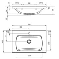 ���������� RAVAK CLASSIC II 700 (700�450�174) ��������� ��� ��������� XJX01170000
