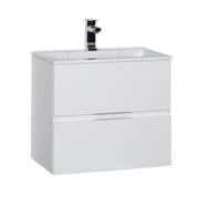 Тумба под умывальник Aquanet Алвита 60 (590х531х445) подвесная, 2 ящика, белая 184301