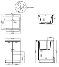     Kerasan Aquadom 9165K3 600600880 , 2 , 