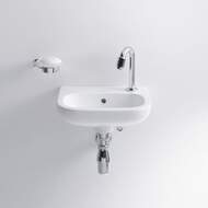 Рукомойник DURAVIT D-CODE 360х270х130 1 отв. под смес. слева, с переливом 07053600092