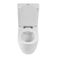 Унитаз-компакт BelBagno Amanda (385х620х845) горизонтальный выпуск, белый BB051CPR+BB051T