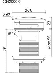 ������ ������ Ceramicanova Click-Clack, � ���������, ������������ ������, ����� CN2000x