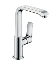Смеситель Hansgrohe Metris 31081000 для умывальника с высоким поворотным изливом
