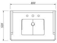 ���������� Caprigo Cosmo Bianco ��� ����� Caprigo ����� 80 �� ���������� ����� 20 ��