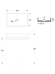 �������� ��������� Alice Hide 600�370�130 Aliglaze+, ��� ��������� ��� ����., ������ ���. 31130108