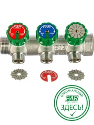 ��������� ������������ FAR 1"�� �� 3 ������ 1/2"EU, � �������� ��� ������� �����., FK 3822 112UN