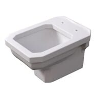Унитаз подвесной Caprigo Tempo 355х520х380 без сиденья, выпуск в стену, белый 4703