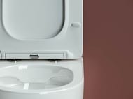 Унитаз подвесной Ceramicanova Forma 485х368х320 безободковый, сиденье микролифт, крепеж CN3009