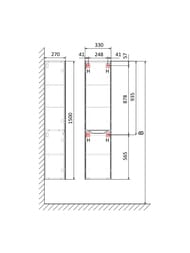 ����-������� Jorno Slide 150 (330�270�1500) ���������, �������� Sli.04.150/P/A