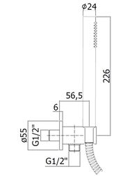 ������� �������� Paffoni Master ZDUP094HGSP ������ �������������