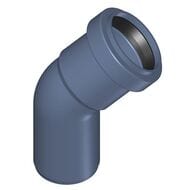 Отвод Poloplast 40х45°, канализационный, арт.2112