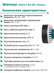   SHINHOO MEGA S 65-12F 1x230, DN 50/65, , 71121008