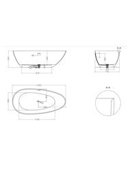 ����� ��������������� Salini PAOLA IN (1600�770�540) ���.������, S-Sense, ������ ��������� 101611GF